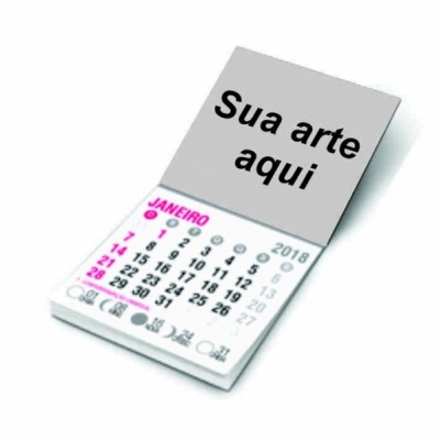 CalendÃ¡rio com Ã­mÃ£ 